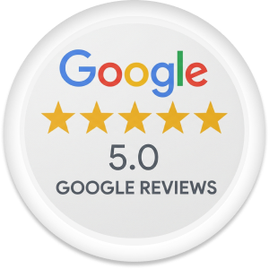 5.0 rating on Google Reviews